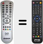 Replacement remote control for REMCON1288