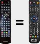 Replacement remote control for DMLED24TB-FHDH3