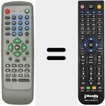 Replacement remote control for REMCON939