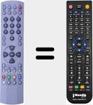 Télécommande pour remplacer 0094011261A