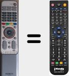 Replacement remote control for NR022