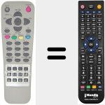 Replacement remote control for REMCON009