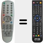 Télécommande pour remplacer 6710V00061M