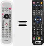Replacement remote control for REMCON878