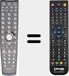 Ersatzfernbedienung f&uuml;r DV983H