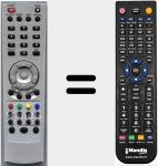 Replacement remote control for RCPT203210