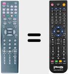 T&eacute;l&eacute;commande pour remplacer RC00119P