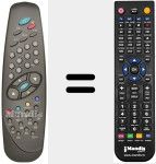 Ersatzfernbedienung für RC1040