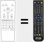 Telecomando sostituto di RC2143