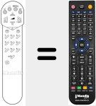 Télécommande pour remplacer RC54