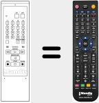 Replacement remote control for REMCON472