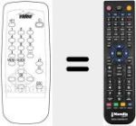 Replacement remote control for REMCON218