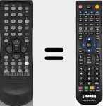 Télécommande pour remplacer RC 112 (313922885381)