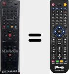 T&eacute;l&eacute;commande pour remplacer SR 2106 FH