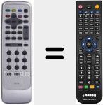 Télécommande pour remplacer RCT30100UNB (21111810)