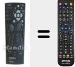 Télécommande pour remplacer DCT200 (35061860)
