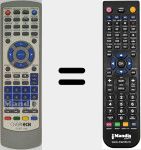 Ersatzfernbedienung für DVBT066