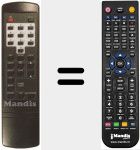 T&eacute;l&eacute;commande pour remplacer REMCON068