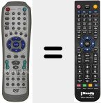 Telecomando sostituto di RC D010E