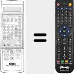 Télécommande pour remplacer REMCON027