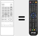 Replacement remote control for REMCON093