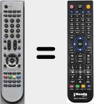Télécommande pour remplacer X81000607