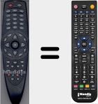 Ersatzfernbedienung f&uuml;r CCR682