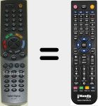 Telecomando sostituto di RC536K (014002370)