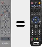 Telecomando sostituto di ALPHA3000PVR