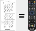 Replacement remote control for 660010111