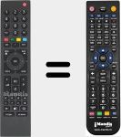 Télécommande pour remplacer TP6 (759551749500)