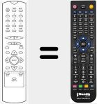 Replacement remote control for 30025307