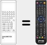 Télécommande pour remplacer DIGICOMPUTER53