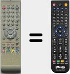 Ersatzfernbedienung für RC38EXC