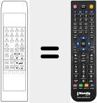 Ersatzfernbedienung für FT55X