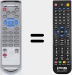 Replacement remote control for PVR8080FS