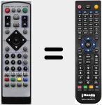 Télécommande pour remplacer NJOY160HD