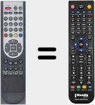 Télécommande pour remplacer S15RMC0002