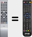 Replacement remote control for LCD-TC RC-E22