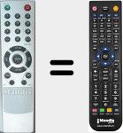 Ersatzfernbedienung für LCD001