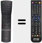 Télécommande pour remplacer 6710V00037B