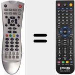 Télécommande pour remplacer RC1101 (30042197)