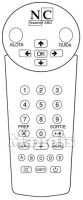 Original remote control NUMERICABLE 3128 147 10741