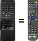 Replacement remote control AUDIOLAB 8000RC