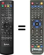 Replacement remote control IAMM NTR81