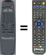 Télécommande équivalente WHV3976