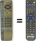 Télécommande équivalente Panasonic WHV5976