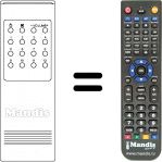 Replacement remote control SEC1528