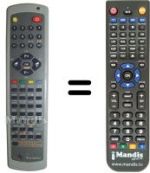 Replacement remote control SEC2373