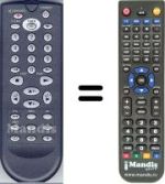 Replacement remote control WHV5915